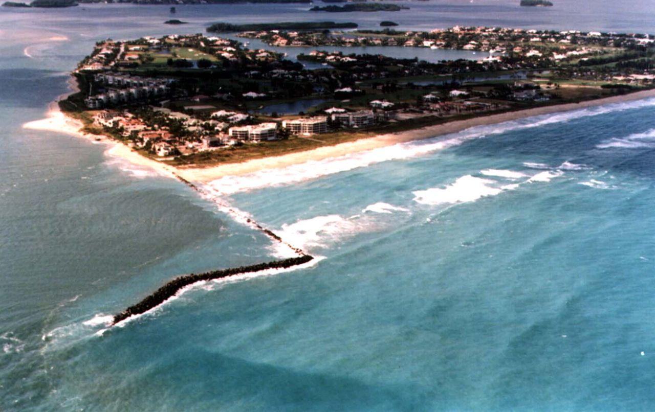 Indian River Lagoon aerial view of Treasure Coast ecosystem